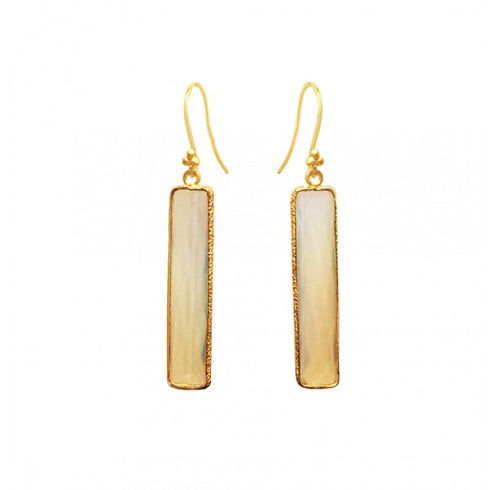 Rectangle Moonlight Earrings